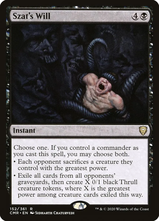 Szat's Will Front Face