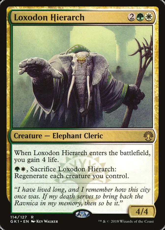Loxodon Hierarch Front Face