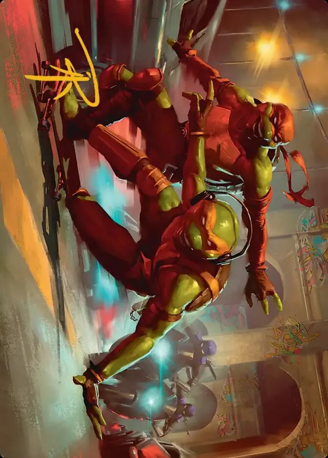 Raph & Mikey, Troublemakers // Raph & Mikey, Troublemakers Front Face