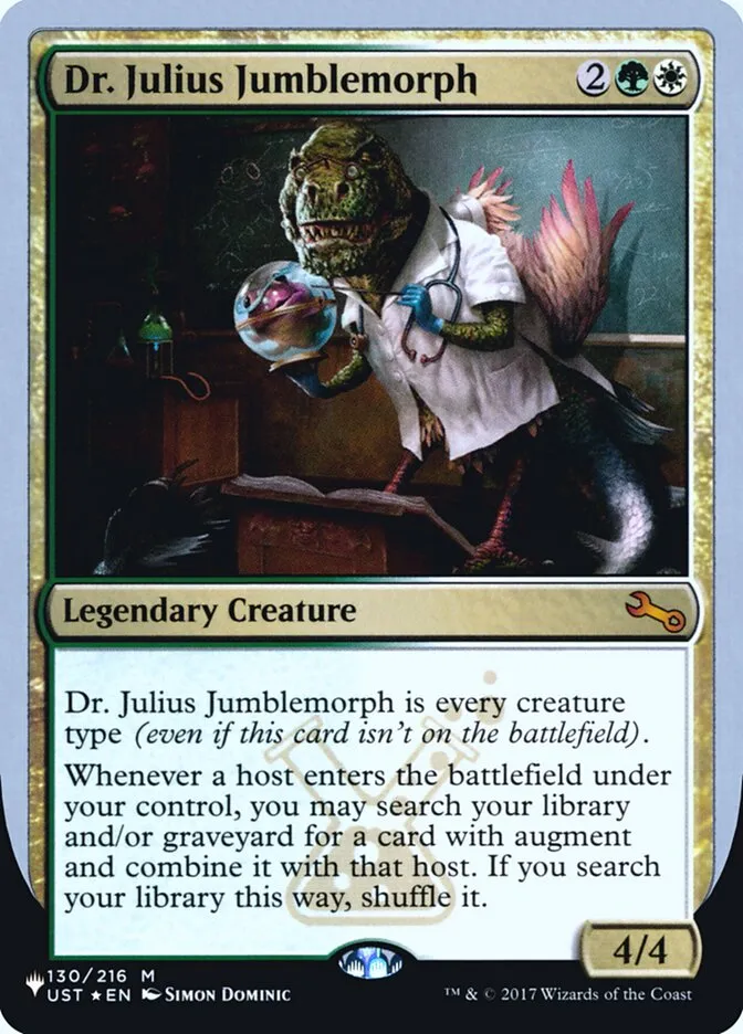 Dr. Julius Jumblemorph Front Face