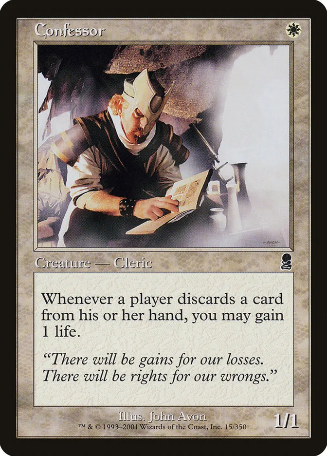 Confessor Front Face