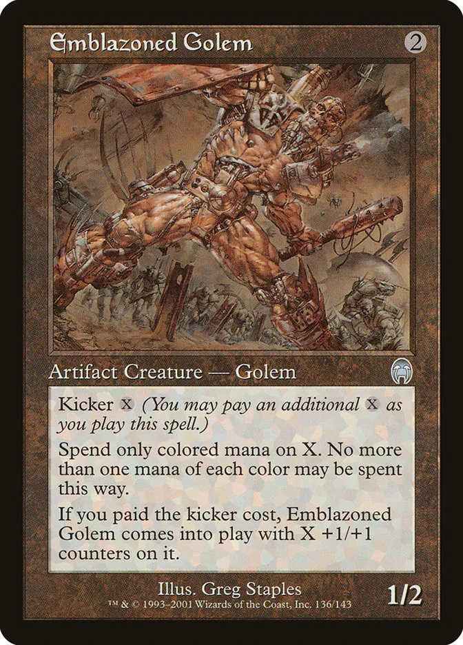 Emblazoned Golem Front Face