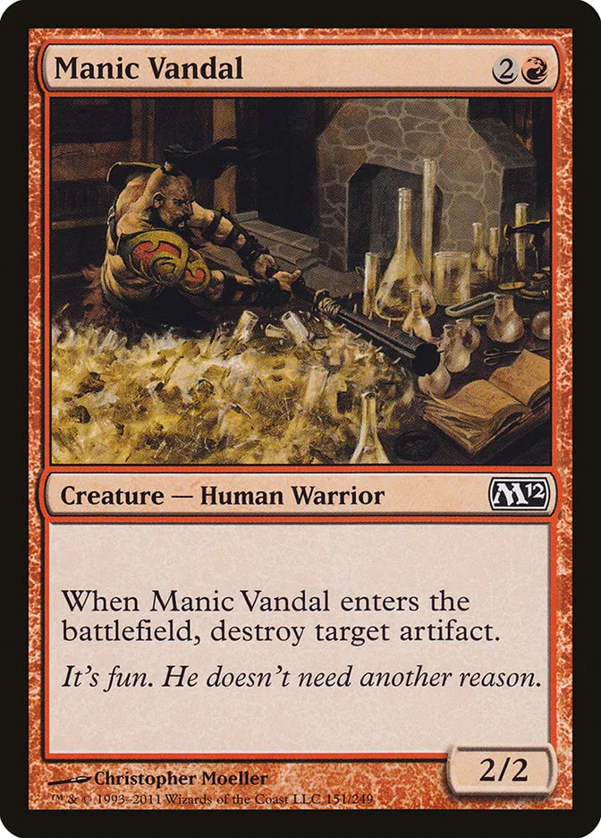 Manic Vandal Front Face
