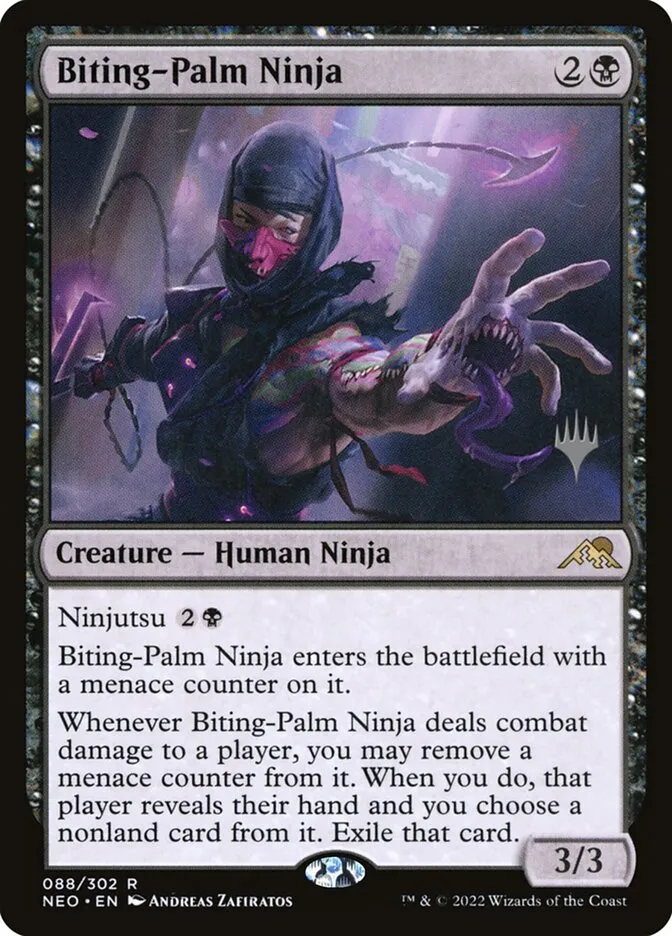 Biting-Palm Ninja Front Face