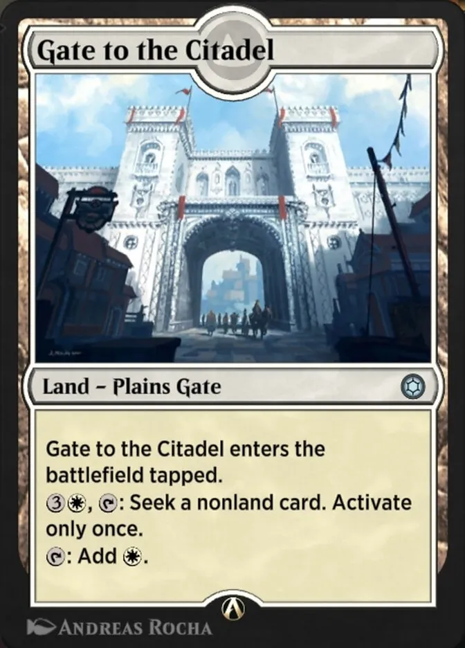 Gate to the Citadel Front Face