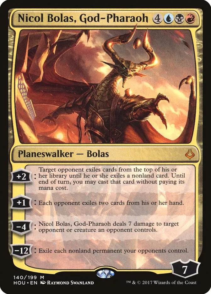 Nicol Bolas, God-Pharaoh Front Face