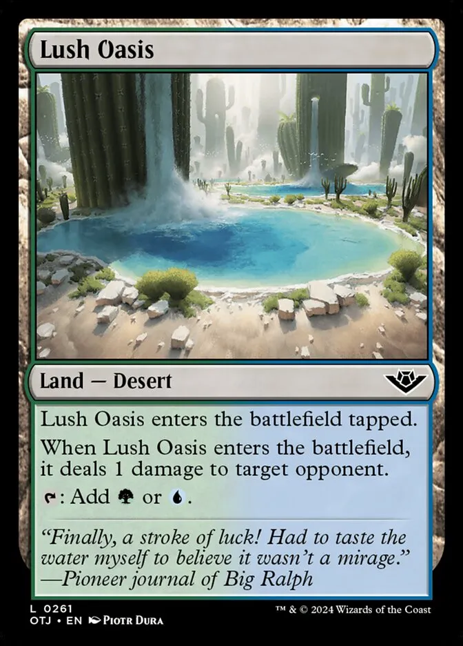 Lush Oasis Front Face