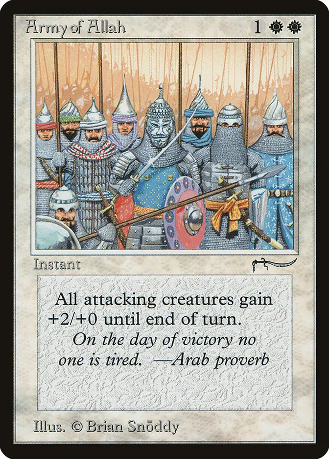 Army of Allah Front Face