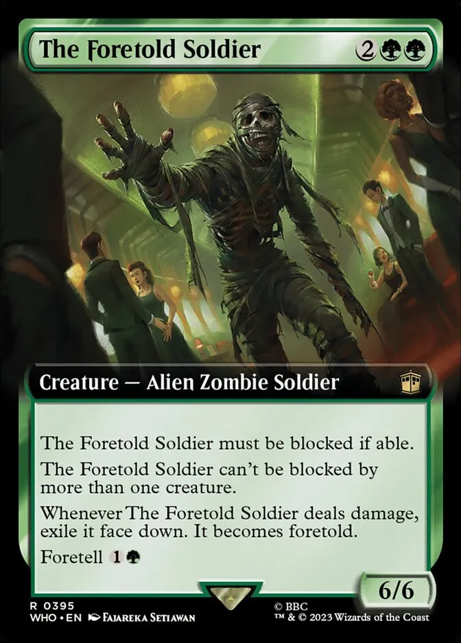 The Foretold Soldier Front Face