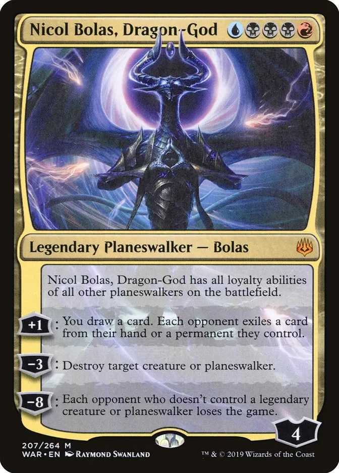 Nicol Bolas, Dragon-God Front Face