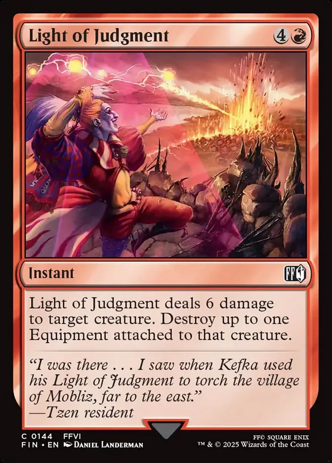 Light of Judgment Front Face