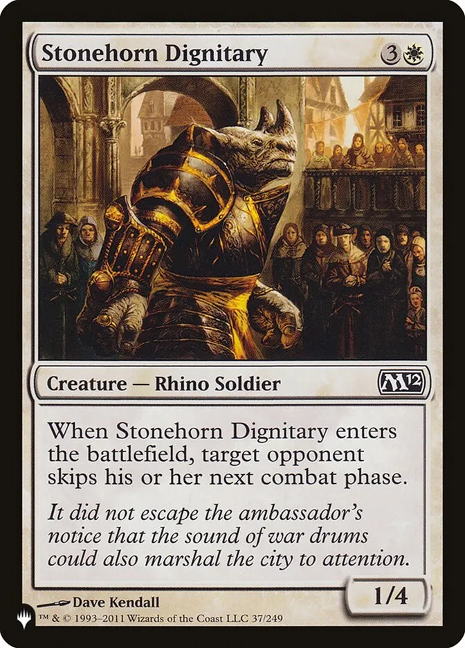 Stonehorn Dignitary Front Face