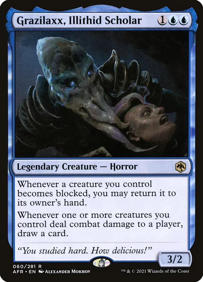Grazilaxx, Illithid Scholar Front Face