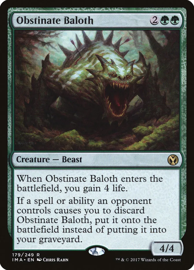 Obstinate Baloth Front Face