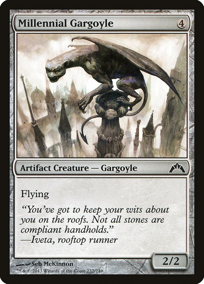 Millennial Gargoyle Front Face