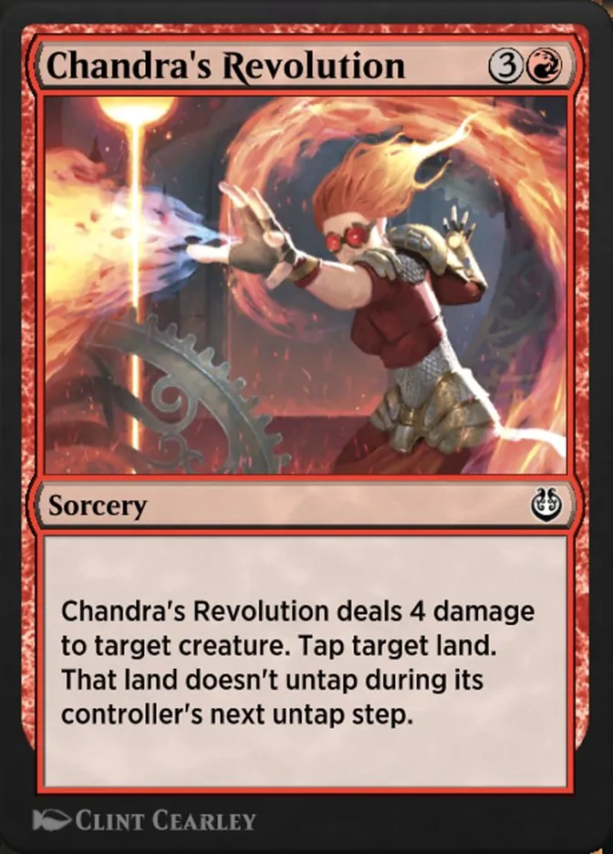 Chandra's Revolution Front Face