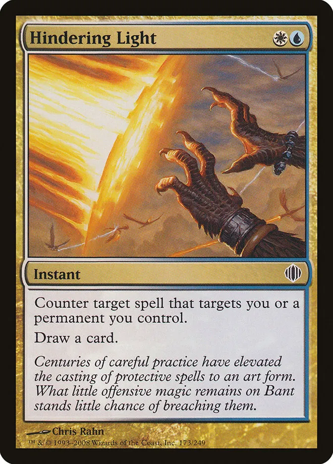Hindering Light Front Face