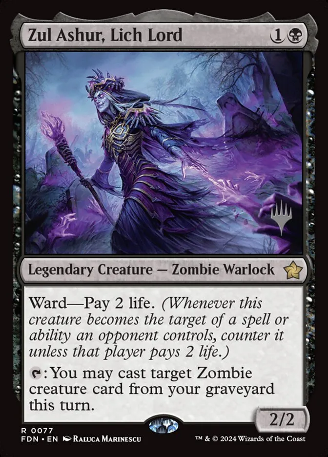 Zul Ashur, Lich Lord Front Face