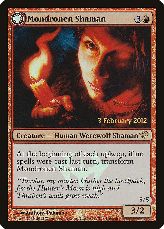 Mondronen Shaman // Tovolar's Magehunter Front Face