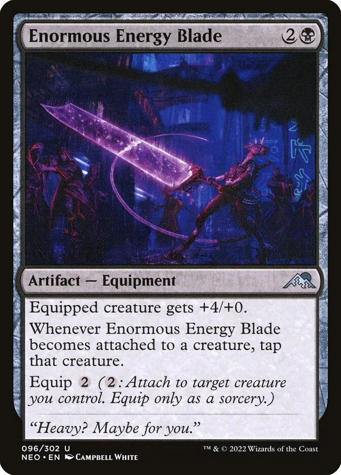 Enormous Energy Blade Front Face