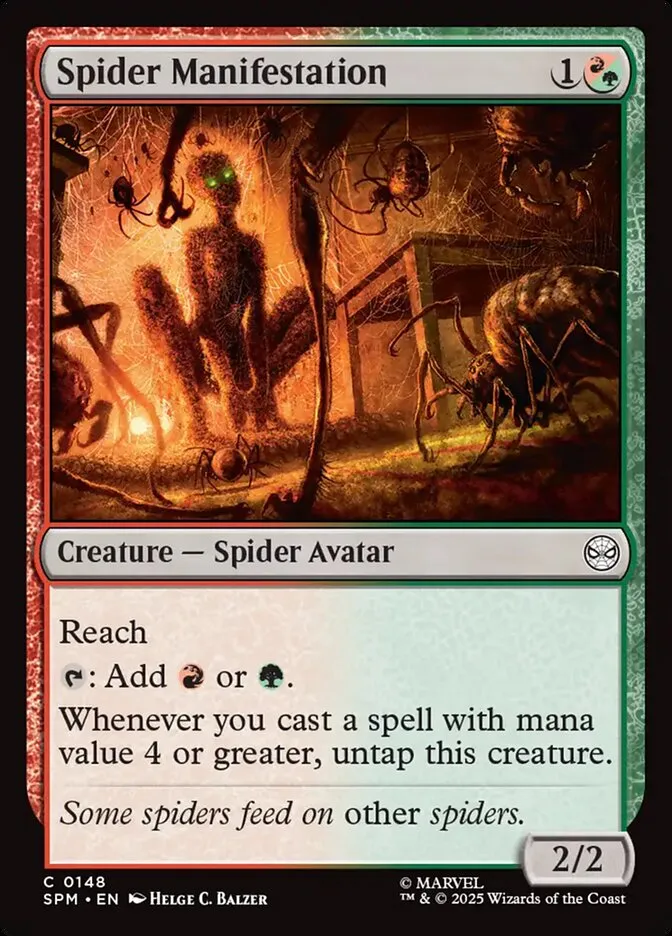 Spider Manifestation Front Face