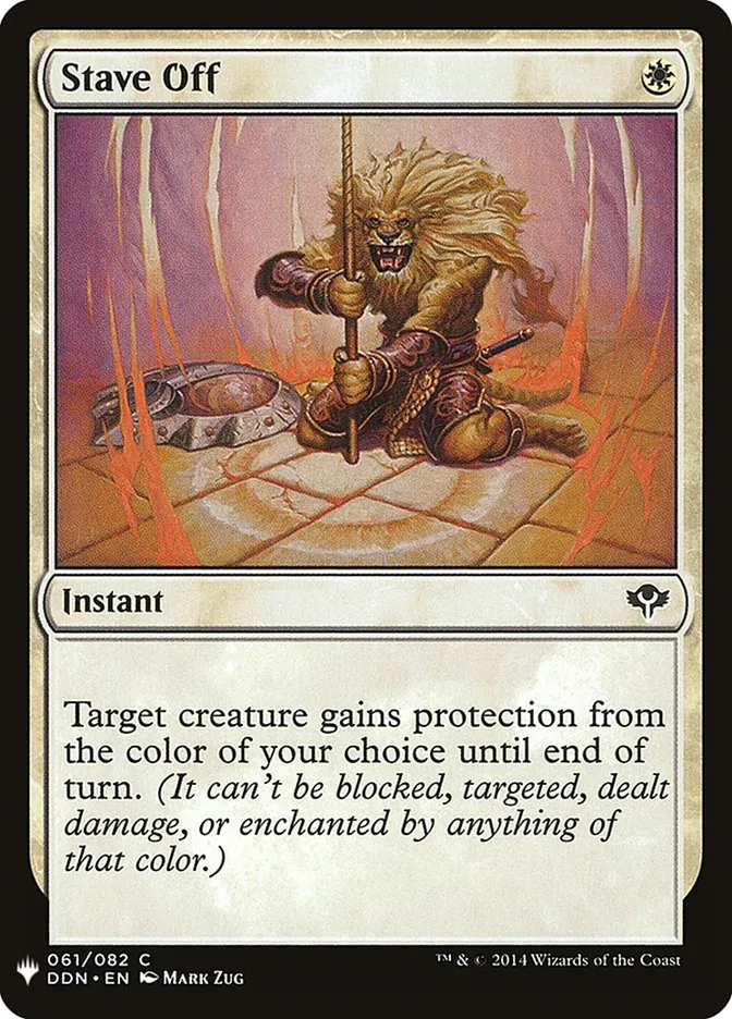 Stave Off Front Face