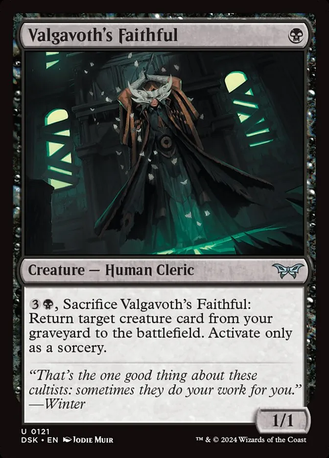 Valgavoth's Faithful Front Face
