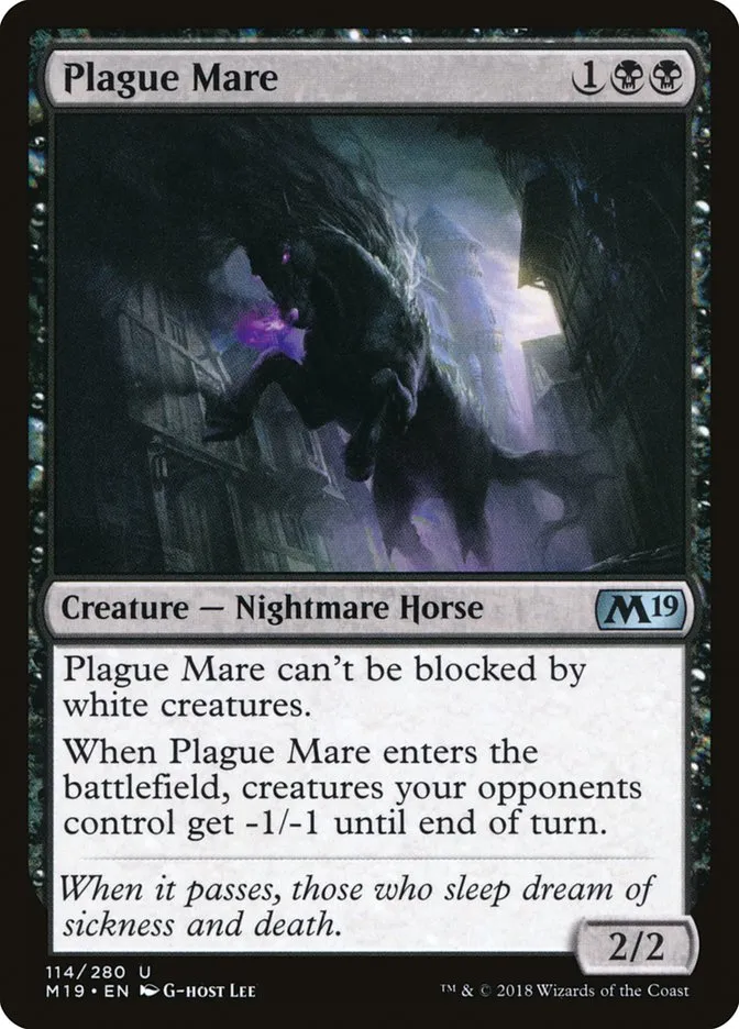 Plague Mare Front Face