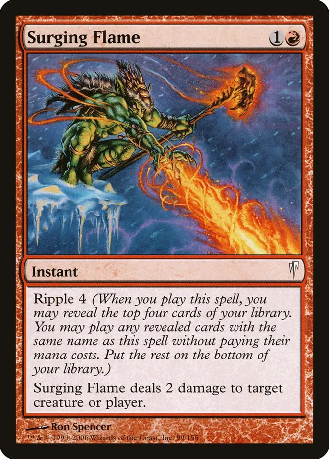 Surging Flame Front Face