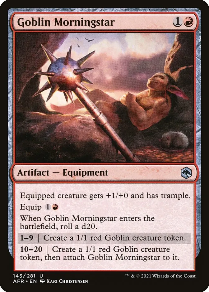Goblin Morningstar Front Face