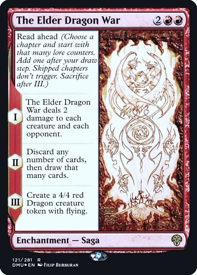 The Elder Dragon War Front Face