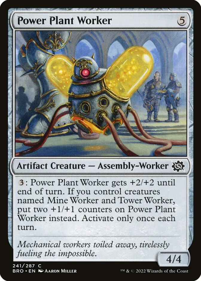 Power Plant Worker Front Face