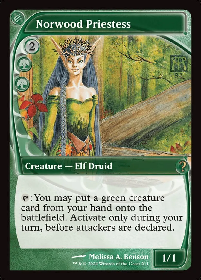 Norwood Priestess Front Face