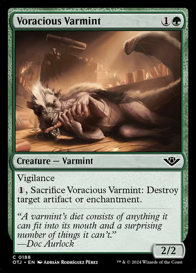 Voracious Varmint Front Face