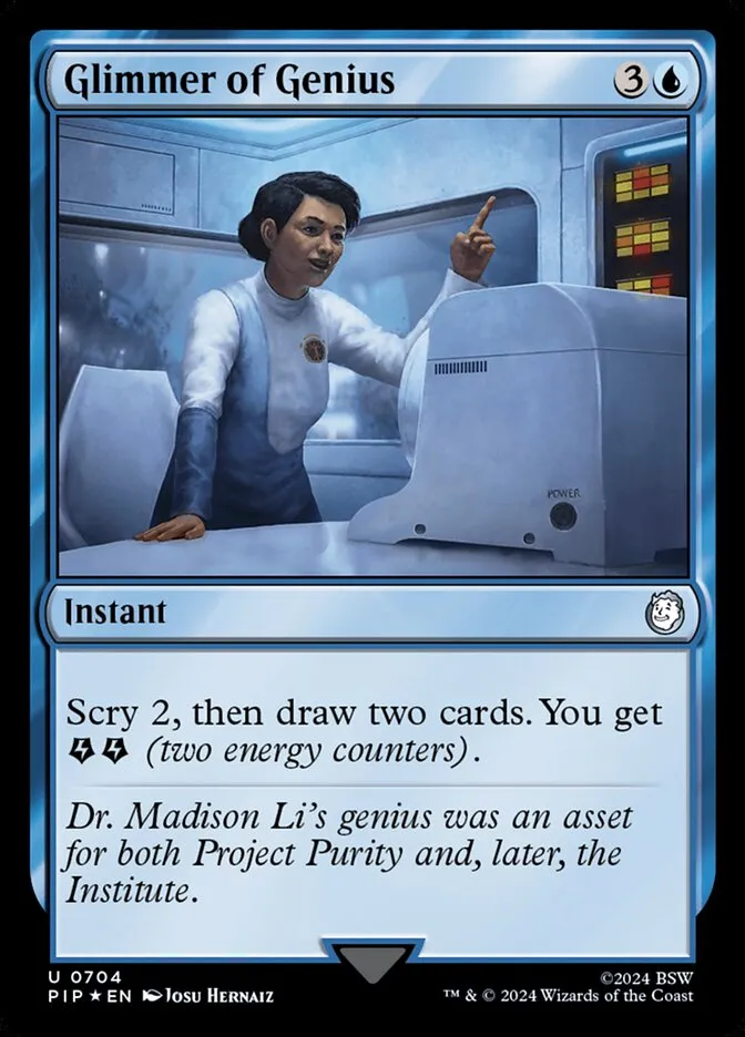 Glimmer of Genius Front Face