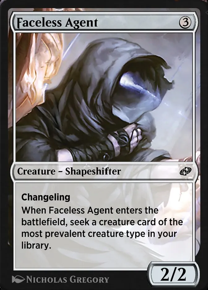 Faceless Agent Front Face