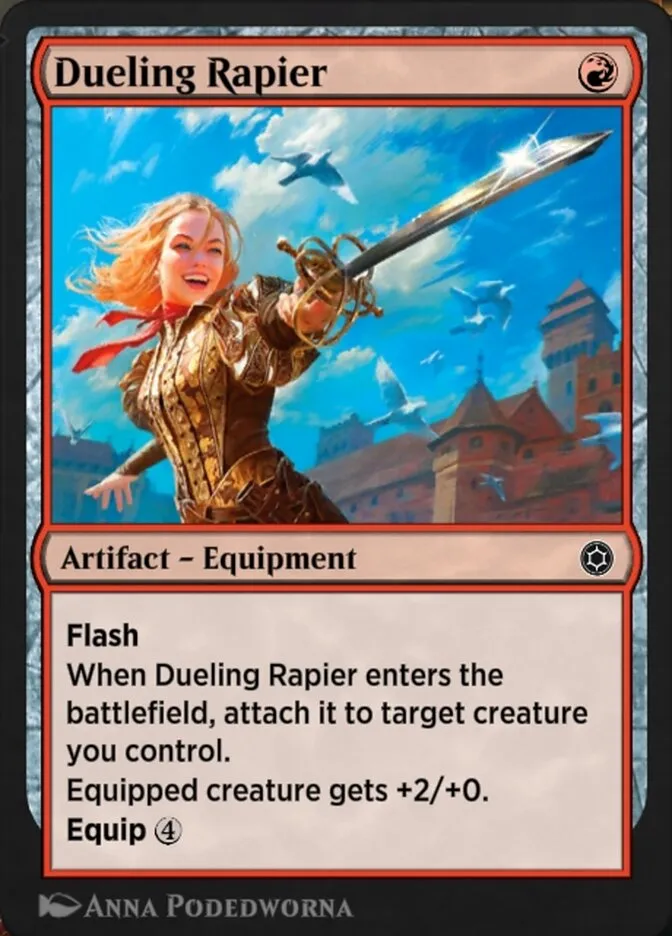Dueling Rapier Front Face