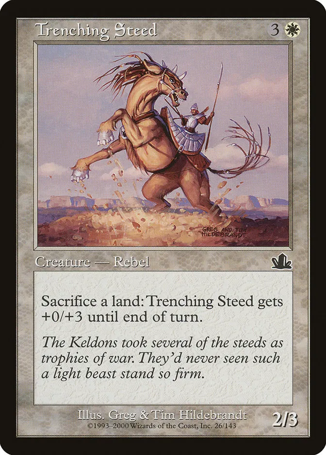 Trenching Steed Front Face