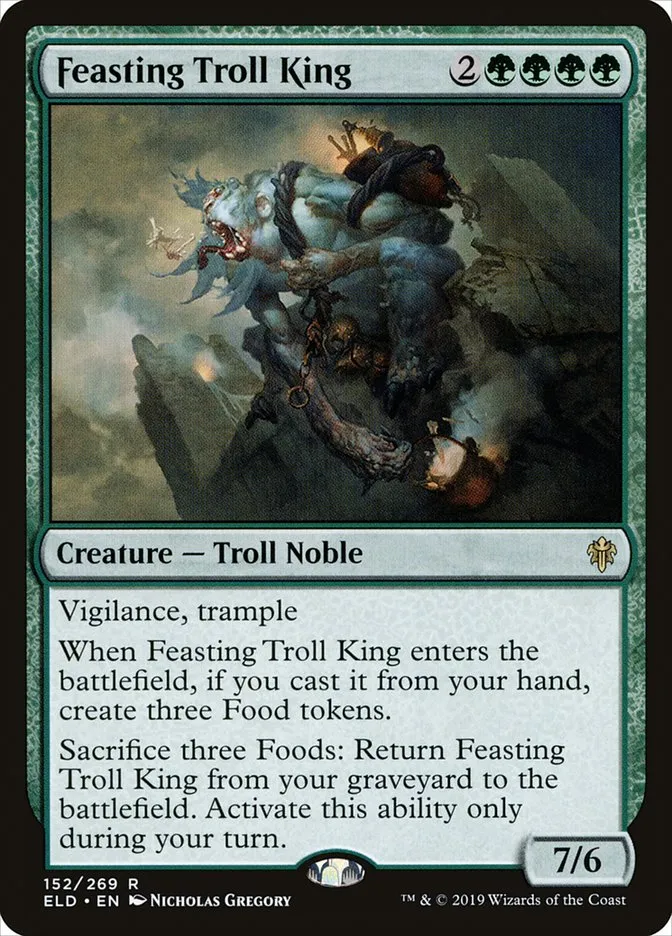 Feasting Troll King Front Face