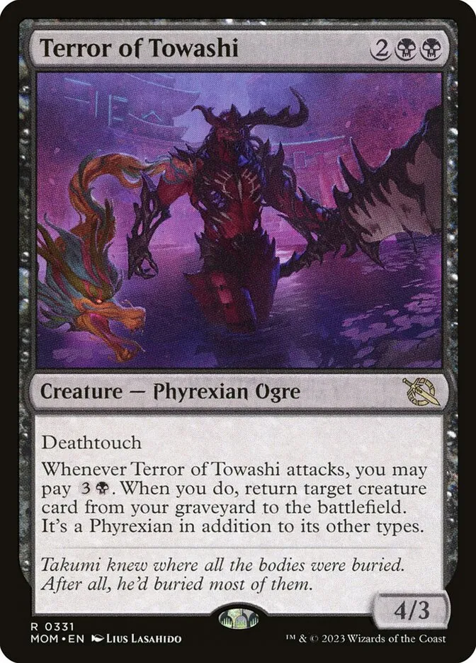 Terror of Towashi Front Face