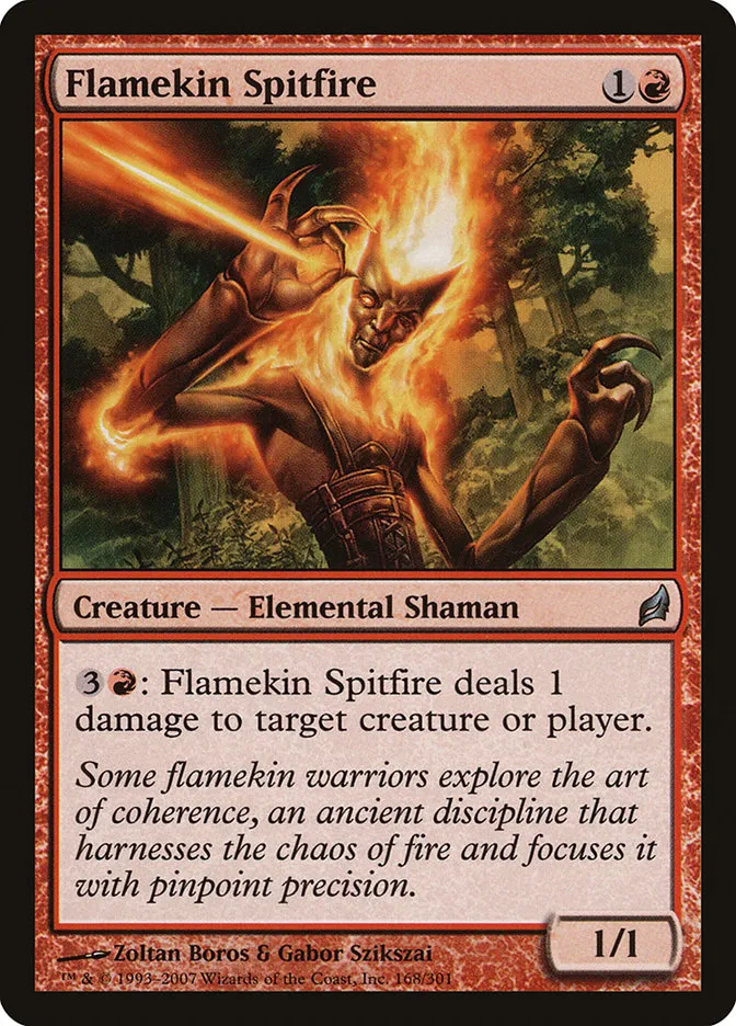 Flamekin Spitfire Front Face