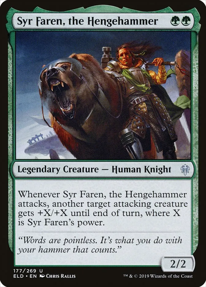 Syr Faren, the Hengehammer Front Face