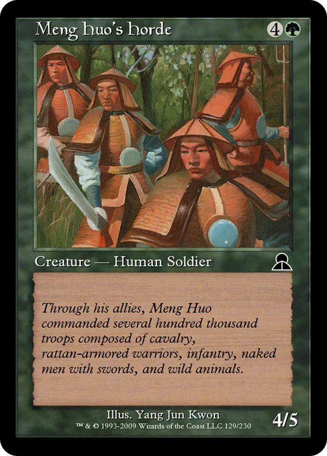 Meng Huo's Horde Front Face