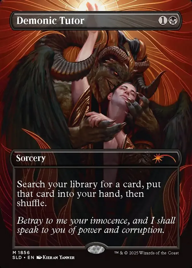 Demonic Tutor Front Face