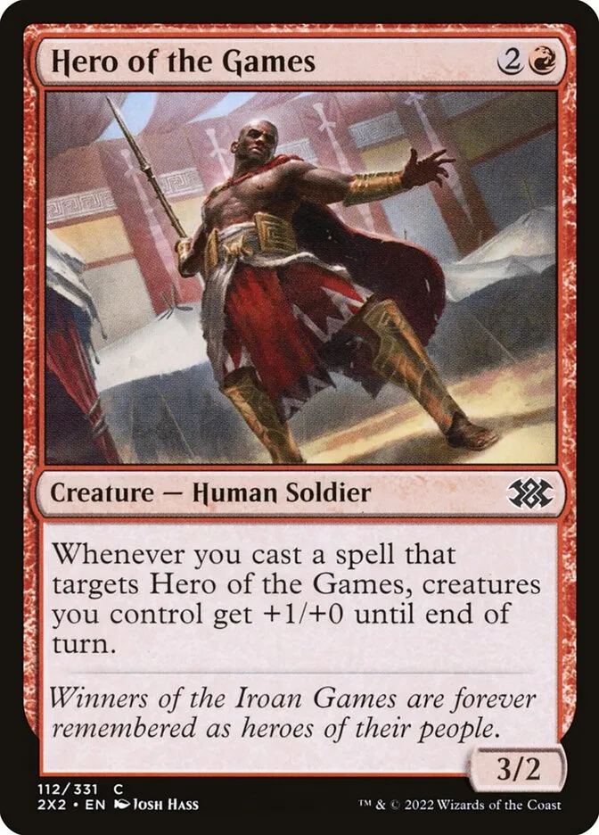 Hero of the Games Front Face