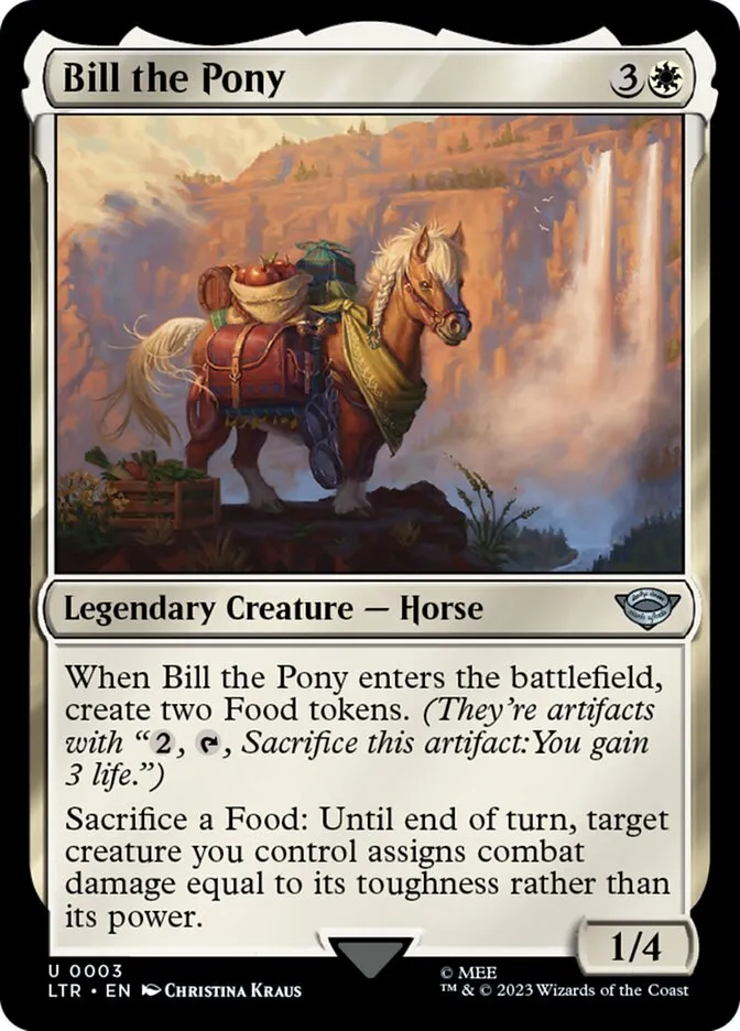 Bill the Pony Front Face