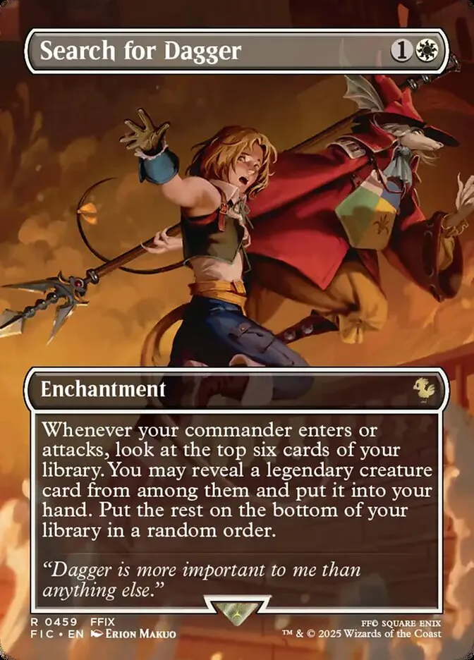 Search for Dagger Front Face