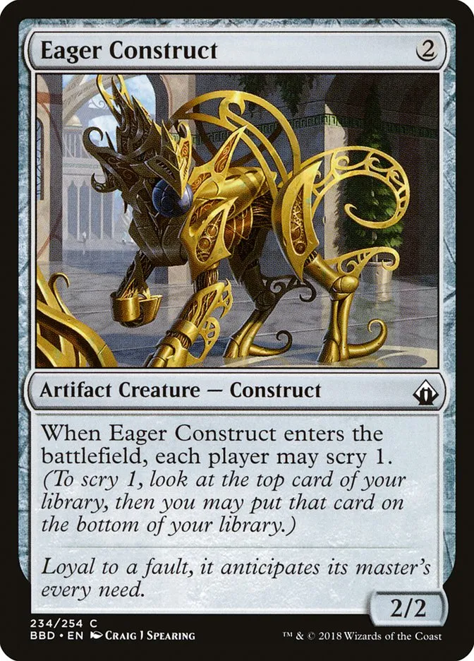 Eager Construct Front Face
