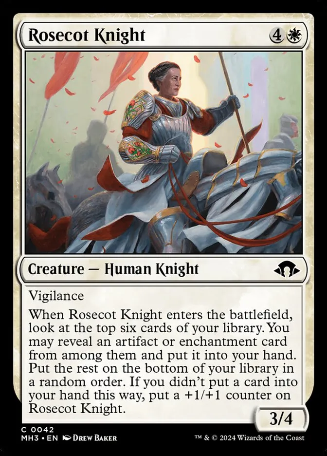 Rosecot Knight Front Face