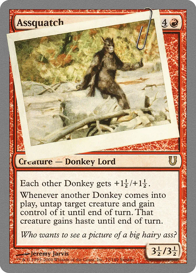 Assquatch Front Face